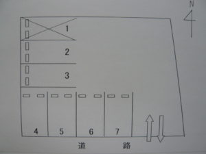 大垣不動産　駐車場物件　貸駐車場　大垣市林町4丁目82-4（森ﾊﾟｰｷﾝｸﾞ駅東）